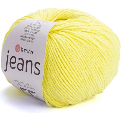 Yarn Art příze YarnArt Jeans 58 neon žlutá