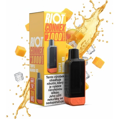 RIOT Connex 1000 Triple Mango Ice 10 mg