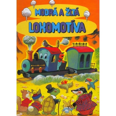 Modrá a žltá lokomotíva