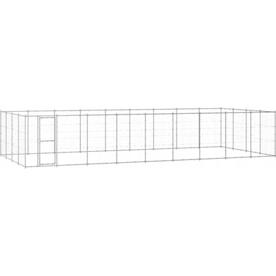 VidaXL Kotec ocel práškovaná střední pes 440 x 180 x 180 cm