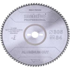 Metabo - Пилен диск за алуминий 305x30 мм, 84 зъба 628448000 (628448000)