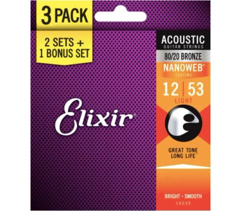 Elixir 16539 3-PACK