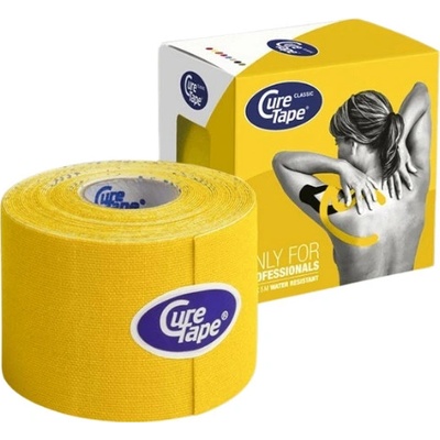 Cure Tape kineziologický tejp Classic žlutá 5 cm x 5 m