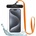 Tech-Protect Универсален водоустойчив калъф Tech-Protect UWC7 - Черен / Оранжев (5906302309573)