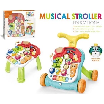 Image 1 of Moni Музикална играчка за прохождане Musical Walker 2в1