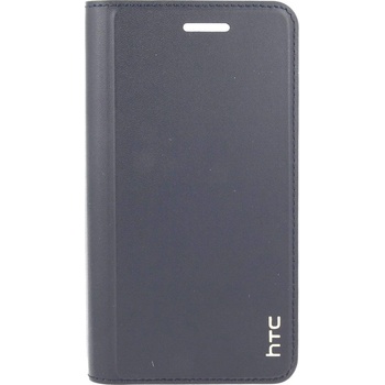 HTC Leather Flip Case HC C1332 - оригинален кожен кейс за HTC U Play (тъмносин)