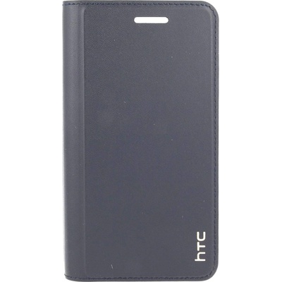 HTC Leather Flip Case HC C1332 - оригинален кожен кейс за HTC U Play (тъмносин)