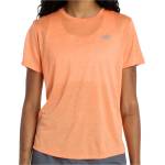 New Balance Дамска тениска New Balance Women's Athletics S/S Running shirt - Tangerine Heat - размер XS (916-1222-1111)