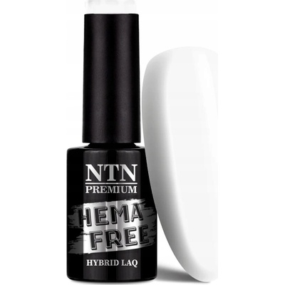 Hybridný lak na nechty NTN 5 g Gossip Girl Collection Biely White Nr01