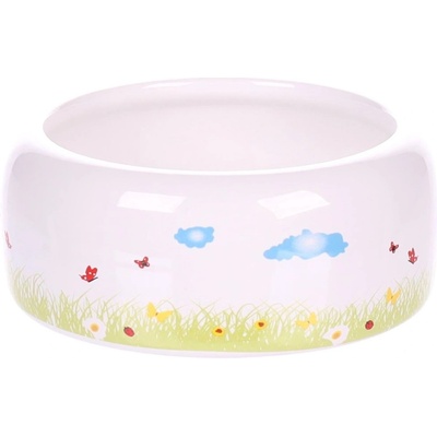 Flamingo Keramická dekoratívna miska pre hlodavce 11,5 cm 250 ml