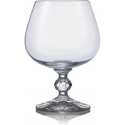 Bohemia Crystal sklenice na brandy a koňak Claudia set po 6 x 250 ml