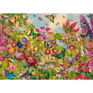 Schmidt Spiele - Puzzle Beautiful butterfly garden - 2 000 piese