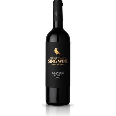 Sing Wine Rulandské modré pozdní sběr 2022 13% 0,75 l (holá láhev)