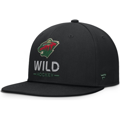 Fanatics Minnesota Wild NHL Authentic Pro A/Cap Flat Brim Square Visor Structured
