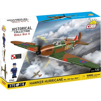 COBI 5762 World War II 1:32 Stíhacie lietadlo Hawker Hurricane