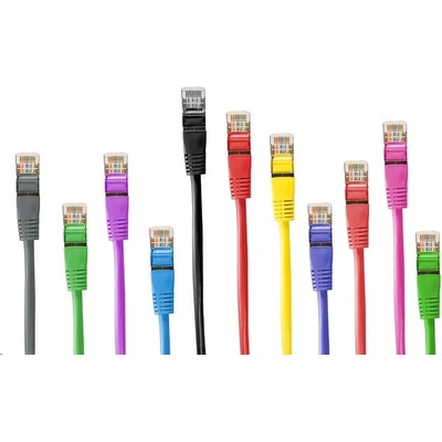 Gembird PP12-0.5M/BK patch RJ45, cat. 5e, UTP, 0.5m, čierný