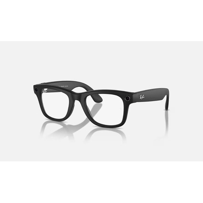 Ray Ban Meta Wayfarer 2. gen Matte Black Clear to Green Transition Chytré – Zboží Dáma