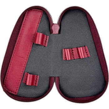 GLOBOS Kožené puzdro na manikúru 1871 bordové