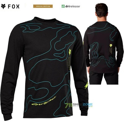 FOX Ranger Dr Md Ls Jersey Lunar black