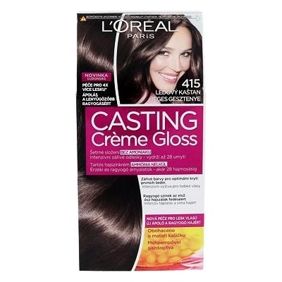 L'Oréal Casting Creme Gloss farba na vlasy 415 Iced Chocolate