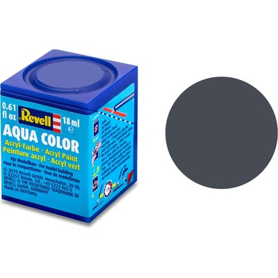 Revell Farba AQUA 78 Sivá tanková matná Tank Grey Matt RAL7024 18ml