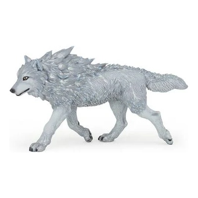 Papo - Фигурка за колекциониране и игра - Леден вълк (36033)