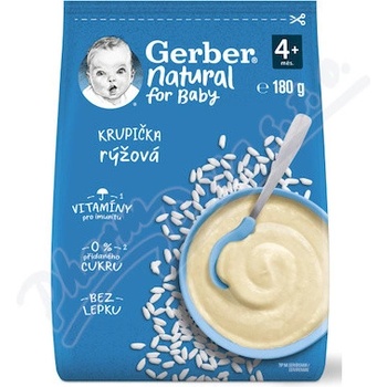 Gerber Natural rýžová krupička 180 g