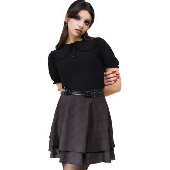 KILLSTAR дамска блуза KILLSTAR - Erebella - Черно/Бяло - KSRA011956