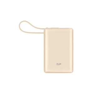 Silicon Power Външна батерия Silicon Power CP10 10000 mAh - Champagne (SLP-PB-CP10-CHAMP) - Allstore