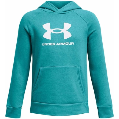Under Armour Rival Fleece Bl Hoodie tyrkysová