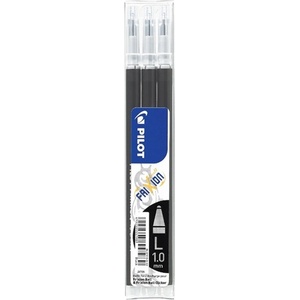Pilot Frixion Clicker 1, 0 пълнител черен (3) (BLS-FR10-B)