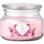 Z - TRADE s. r. o Z - TRADE s. r. o. Ароматна свещ Emocio Glass със стъклен капак For You 100x79 мм