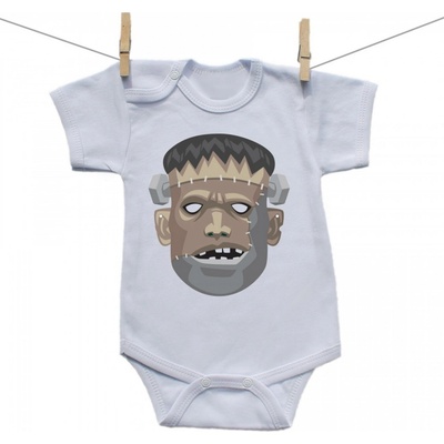 Boodyy Body s krátkym rukávom Halloween maska Frankenstein