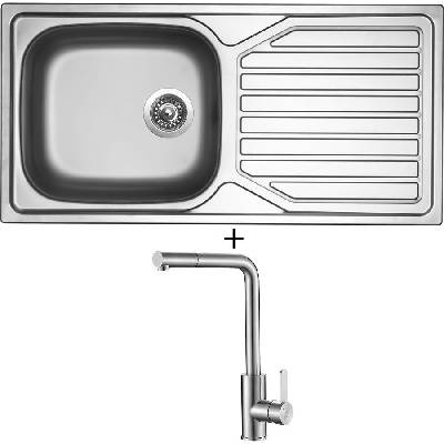 Set Sinks OKIO 1000 XXL V + Laveo BONA BAB 269D