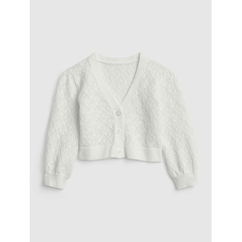 GAP Бебешка жилетка с копчета GAP GAP | Byal | Момичешки | 50-62