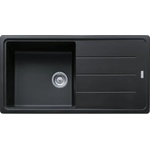Franke Гранитна мивка INSET Maris, 970×500, двустранен отцедник, цвят Onyx (114.0276.112) Мивка за вграждане