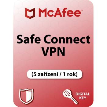 McAfee Safe Connect VPN 5 lic. 1 rok (MASCVPN5-1)