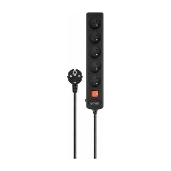 SAVIO LZ-18 Automatic surge protector strip 5 sockets, 5m