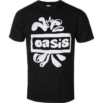 ROCK OFF Мъжка тениска Oasis - Logo Splat - ROCK OFF - OASTS11MB