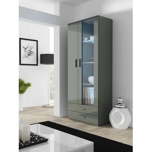 Cama meble Витрина Cama SOHO S6 2D2S сив/сив гланц (SOHOWITS6 SZ/SZ)