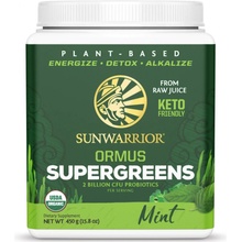 Sunwarrior Ormus Warrior Super Greens Bio 450 g mäta