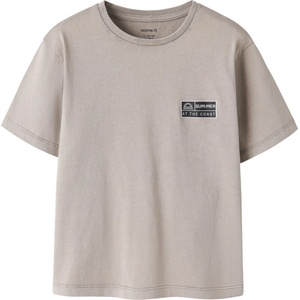 NAME IT Детска тениска Name it Kid's Fandel S/S Top T-shirt - Vintage Khaki - размер 134/140 (EU) (704-6375-0417)