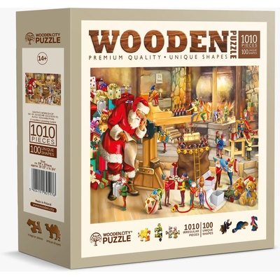 Wooden City - Puzzle Santa's Workshop - 1 000 piese