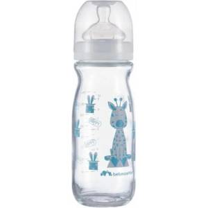 Bebeconfort Стъклена бутилка Bebe Confort - Emotion, 270 ml, 0-12м, White (3102201950) - ozone
