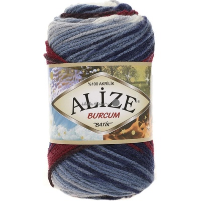 Alize Burcum Batik 2978 vínová modrá