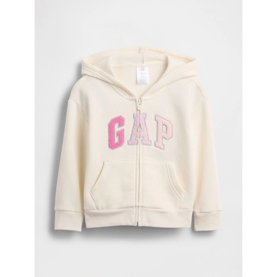 Gap Baby mikina s logem Béžová – Zboží Mobilmania