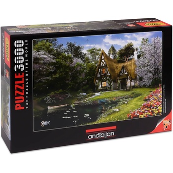 Anatolian Пъзел Anatolian от 3000 части - Дом край езерото, Доминик Дейвисън (P4900)