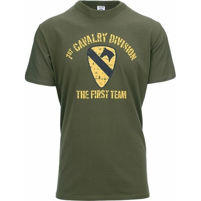 Fostex Garments tričko 1st Cavalry Division olive