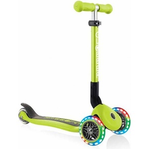 Globber Сгъваема тротинетка Globber Junior , зелена със LED светещи колела │☺ 2-6│ (44707) Тротинетка, скутер