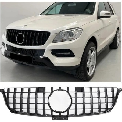 Maska Mercedes Benz ML W166 (2012-2015) GT vzhled – černá lesklá